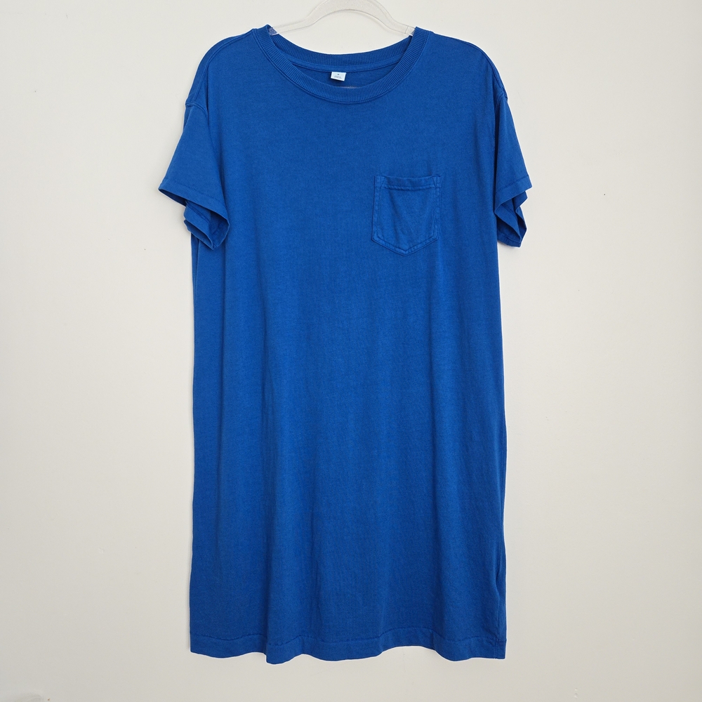 Cobalt Blue T-Shirt Dress Size Medium